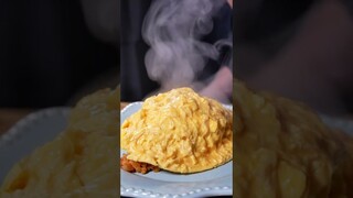 #FAIL PERFECT OMELET (OMRICE) #Shorts