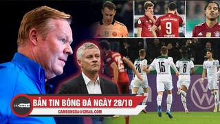 Bản tin Bóng Đá ngày 28/10 | Barca sa thải Koeman; Đêm kinh hoàng của Hùm xám; Lewandowski nhận QBV?