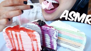 ASMR ครปเค้ก (Strawberry, Blueberry, Rainbow)