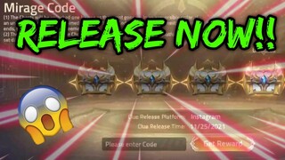 OFFICIAL MIRAGE CODE + SUMMON HERO 😱😯😯😯 | Mobile Legends: Adventure