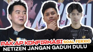 PAK AP KONFIRMASI SOAL FERXIC, NETIZEN JANGAN GADUH DULU, TUNGGU ANNOUNCE RRQ