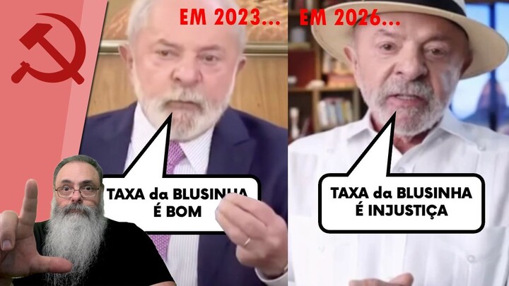 LULA FINGE, mas VOCÊ SABE: FOI ELE que APROVOU a TAXA das BLUSINHAS em 2023
