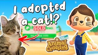 Inviting Random Villagers & Becoming a CAT MOM!? Let’s Play ACNH #5