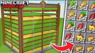 MINECRAFT BUT I BUILD FOOD FORM 🥵 IN  HARD-CORE😲 [EPISODE=4]