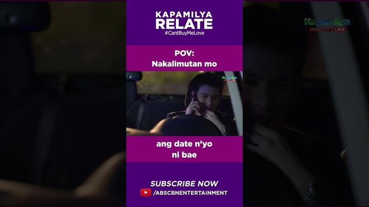 Nakalimutan mo ang date niyo ni bae | Kapamilya Shorts
