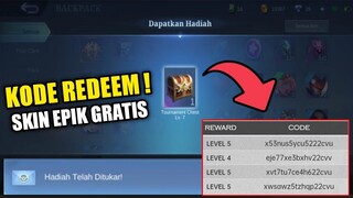 PLAYER GRATISAN KUMPUL !! INI EVENT GILA, BANYAK KODE REDEEM SKIN EPIK GRATIS !!