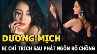 Dương Mịch bất ngờ bị chỉ trích sau phát ngôn của bố Lưu Khải Uy, nguyên nhân là gì?