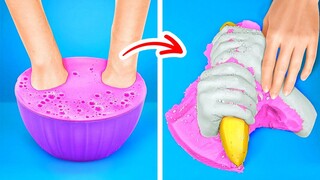 KERAJINAN RESIN & SEMEN LUCU || Seni Resin & Tanah Liat! Perhiasan DIY & Kerajinan Mini oleh 123 GO!