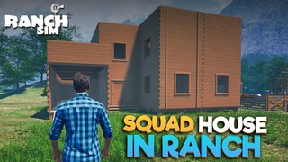 WE MADE PUBG MOBILE "SQUAD HOUSE" IN RANCH SIMULATOR!