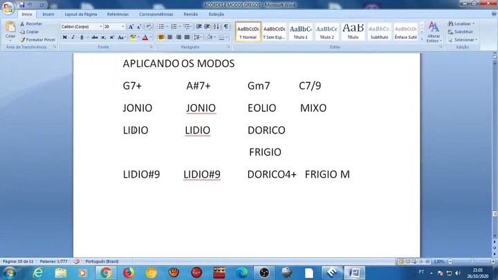 gilneyparson acordes e modos gregos aula gratis parte 2