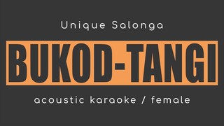 BUKOD TANGI Unique Salonga(acoustic karaoke/female key)