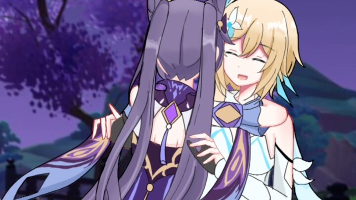 [Genshin Impact Dubbing] Pertemuan dan persahabatan Hehe Keqing~