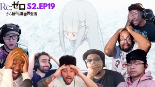 DIE ! DIE ! DIE ! RE ZERO SEASON 2 EPISODE 19 BEST REACTION COMPILATION