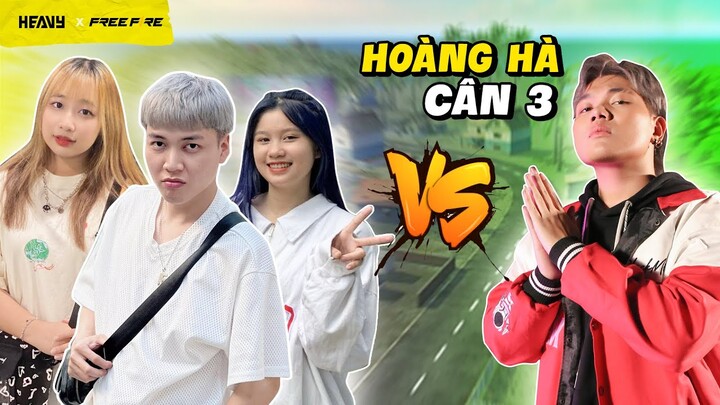 @HEAVY Hoàng Hà "RA DẺ" chấp 3 và cái kết | FREE FIRE