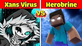 bqThanh Và Ốc Triệu Hồi HEROBRINE Đấu Với XANS VIRUS 404 Xem Ai Là Người Mạnh Hơn Trong Minecraft ?