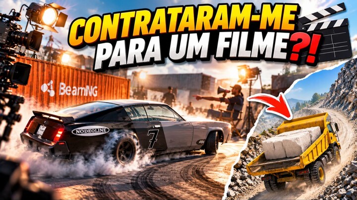 FUI CONTRATADO PARA UM FILME… MAS ACABEI NUMA PEDREIRA! | BeamNG.drive
