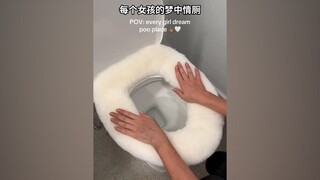真的会有人把厕所装扮成这样吗，未免也过于精致了...