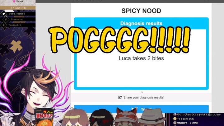 【Luxiem】Shu who laughed loudly because of POG