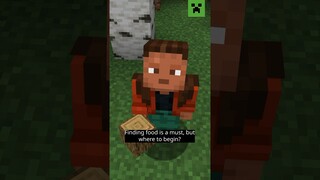 WHAT WAS YOUR FIRST DINNER IN MINECRAFT?