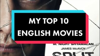 Grab the popcorn and let's dive into my top 10 English movies! 🍿🎬