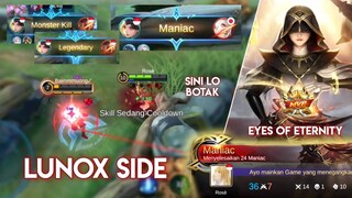 LUNOX SIDE AUTO MANIAC! Lawan si Botak Paquito Mobile Legends