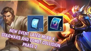 MLBB X Starwars and Comet Collision Recharge task and free draw token event later 4 pm