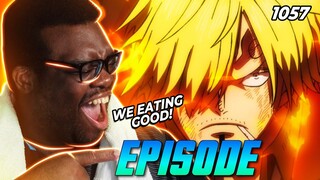 SANJI THE BEST WRITTEN CHARACTER POPS OFF WITH HELL MEMORIES! | One Piece FULL Episode 1057 Reaction