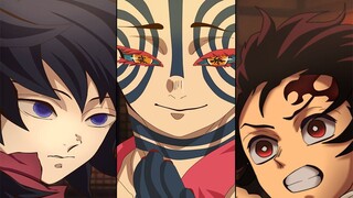 KIMETSU NO YAIBA SEASON 4 EPS 13 - TANJIRO DAN GIYU TOMIOKA BERTEMU IBLIS BULAN ATAS KE 3 AKAZA