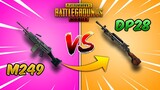M249 vs DP28 WHICH IS BEST? Pubg Mobile Comparison (LMG) Light Machine Gun Tips and Tricks (Guide)