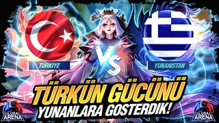 🇹🇷 YUNANLILARA TÜRKÜN GÜCÜNÜ GÖSTERDİK! | TÜRKİYE vs YUNANİSTAN - ULUSAL MAÇ! | Mobile Legends