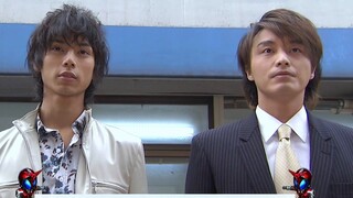 Kamen Rider Royal Bee appears, Tendou is stung by a bee and his belt is destroyed, and Gagami become