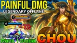 Legendary Offlaner Chou Painful DMG Build - Top 1 Global Chou by Burmese Chou! - Mobile Legends