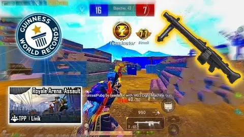 World Record in new Royale Arena: Assault Mode🥇| PUBG MOBILE / BGMI