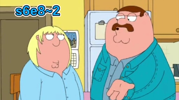 Peter, the mustache father, quarreled with the Italians, and Stewie sneaked into the high school and