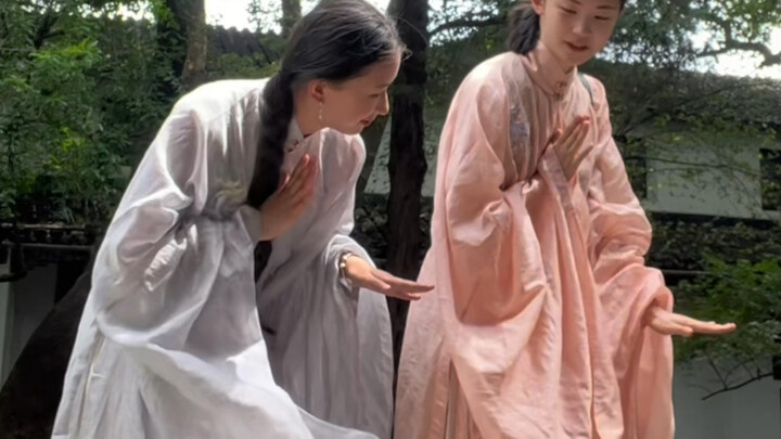 When you visit a temple with a friend who attended Buddhist school for three years