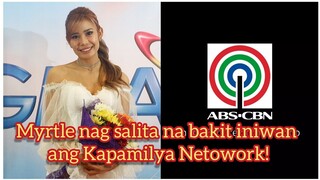 PBB Grand Winner Myrtle Sarrosa Nagsalita na bakit lumipat ng GMA Network! dahil sa Kapamilya issue?