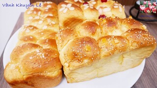 Bánh Mì HOA CÚC - Bánh Mì Thắt Bím BRIOCHE CLASSIC mềm mại thành công ngay lần đầu by Vanh Khuyen