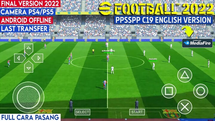 WOW Grafiknya GILAK ! Review & Main PES 2022 PSP™ C19 English Final Version All Features & Gameplay