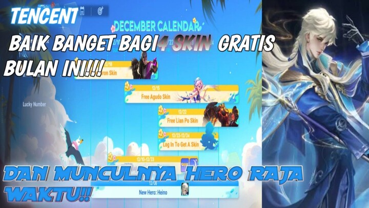 Ada Apa Nih Dengan Tencent?Hero Baru Dan Banyak Skin Gratis?!