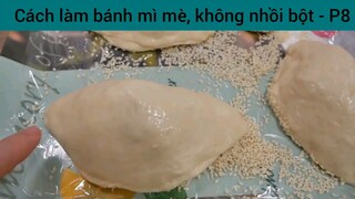 Cách làm bánh mì mè không nhồi bột #8