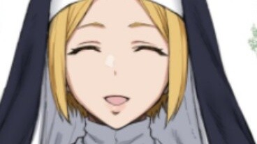 Nice weather! The nun went to wash clothes
