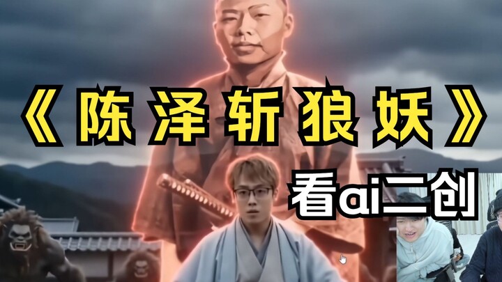 Trần Trạch xem AI sáng tạo lại “Trần Trạch chém lang yêu”