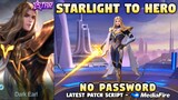 New Lancelot Starlight To HERO Skin Script No Password | Lancelot Swordmaster Skin Script | MLBB