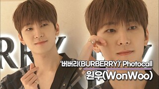 세븐틴(SEVENTEEN) 원우(WonWoo), 섹시한 남자 원우의 사랑스런 미모(‘버버리’ 포토월) [TOP영상]