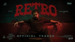 Retro - Title Taaser | Suriya | Karthik Subbaraj | pooja Hegde |Santhosh Narayanan