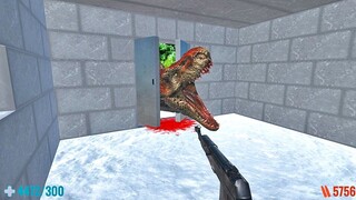 Survive in The Icelands with Dinosaurs. FPS Perspective! Animal Revolt Battle Simulator