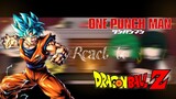 One Punch Man React to Dragon Ball Z || Gacha Club ||  OPM react || Dbz