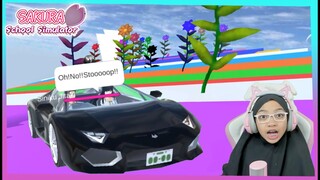 PAMER MOBIL BARU & TES KETAHANAN DI OBBY MOBIL Sakura School Simulator