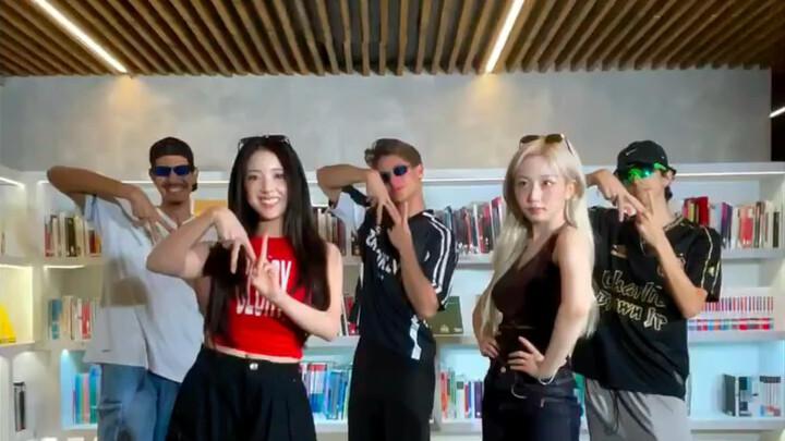 【NMIXX】ไฮวอนและจีอูร่วมถ่ายทำชาเลนจ์ TIC TIC กับคู่หูครีเอเตอร์ชื่อดังจากบราซิล New Crias