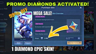 1 DIAMOND SKIN EVENT! ALLSTAR PROMO DIAMONDS ACTIVATED MOBILE LEGENDS BANG BANG